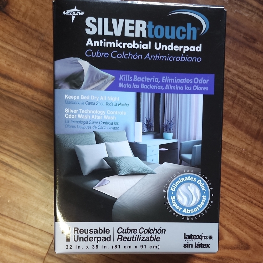 SILVERtouch Antimicrobial Underpad - Gray